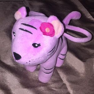 Gymboree magenta stuffed animal purse 👛